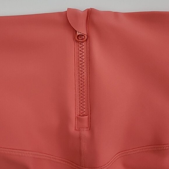 Lululemon Back-Zip High-Rise Paddle Tight 28" Raspberry Cream Size 10 - Picture 12 of 16